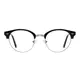 Browline Black Gold Eyeglasses