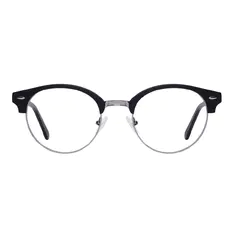 Browline Matte Black Eyeglasses