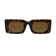 Rectangle Tortoiseshell Sunglasses