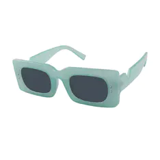 Rectangle Green Sunglasses