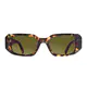 Rectangle Tortoiseshell Sunglasses