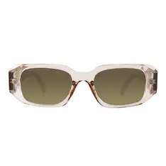 Rectangle Light Brown Sunglasses