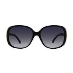 Oval Black Sunglasses