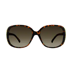Oval Tortoiseshell Sunglasses