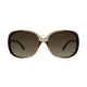 Oval Brown Sunglasses