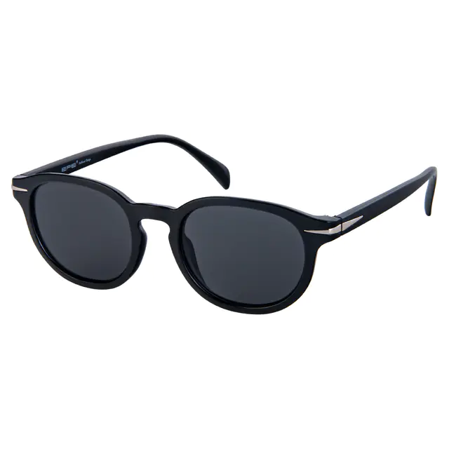 Oval Black Sunglasses