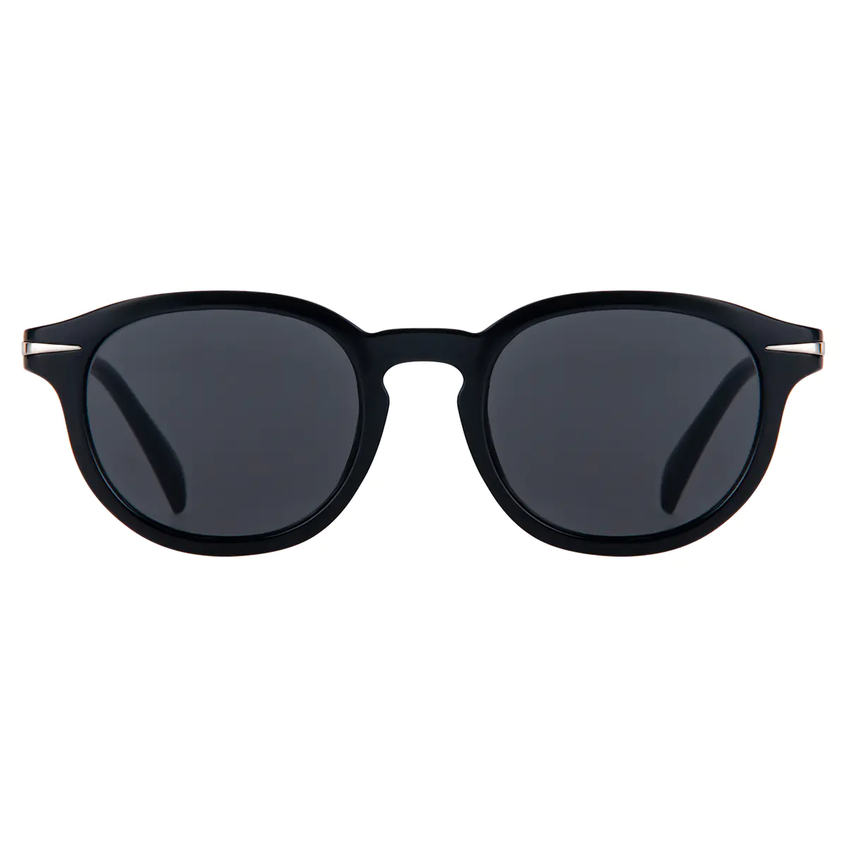 Oval Black Sunglasses