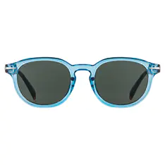 Oval Transparent Blue Sunglasses