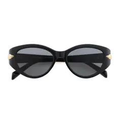 Oval Black Sunglasses