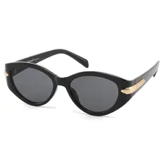 Oval Black Sunglasses