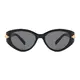 Oval Black Sunglasses