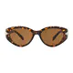 Oval Tortoiseshell Sunglasses