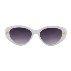Oval White Sunglasses