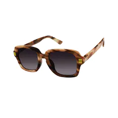 Square Ruby Tortoiseshell Sunglasses