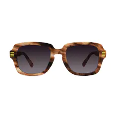 Square Ruby Tortoiseshell Sunglasses