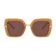 Square Brown Sunglasses