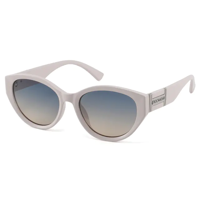 Cat-eye White Sunglasses