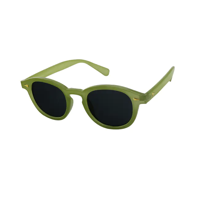 Round Green Sunglasses