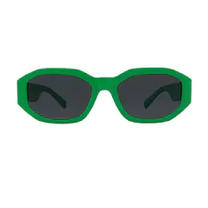 Geometric Green Sunglasses