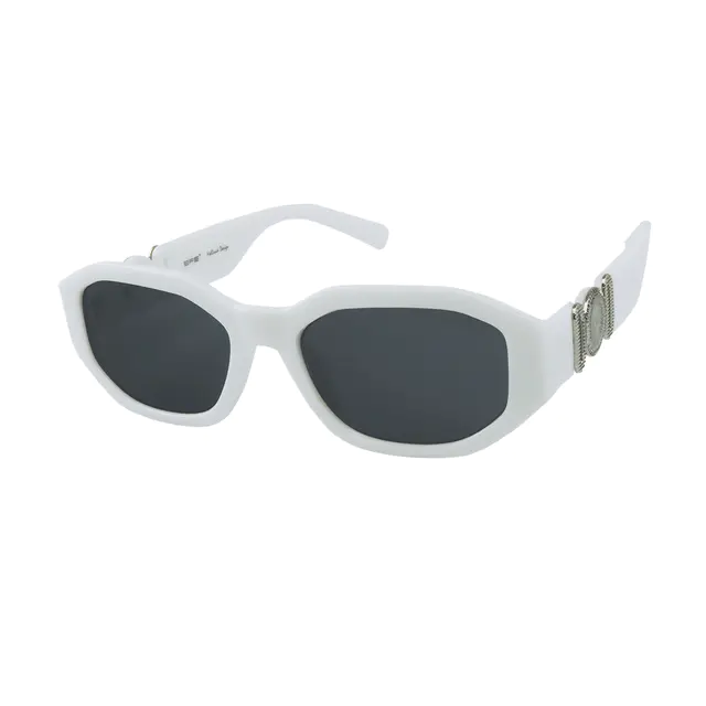 Geometric White Sunglasses
