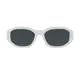 Geometric White Sunglasses