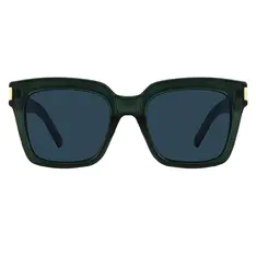 Square Dark Green Sunglasses