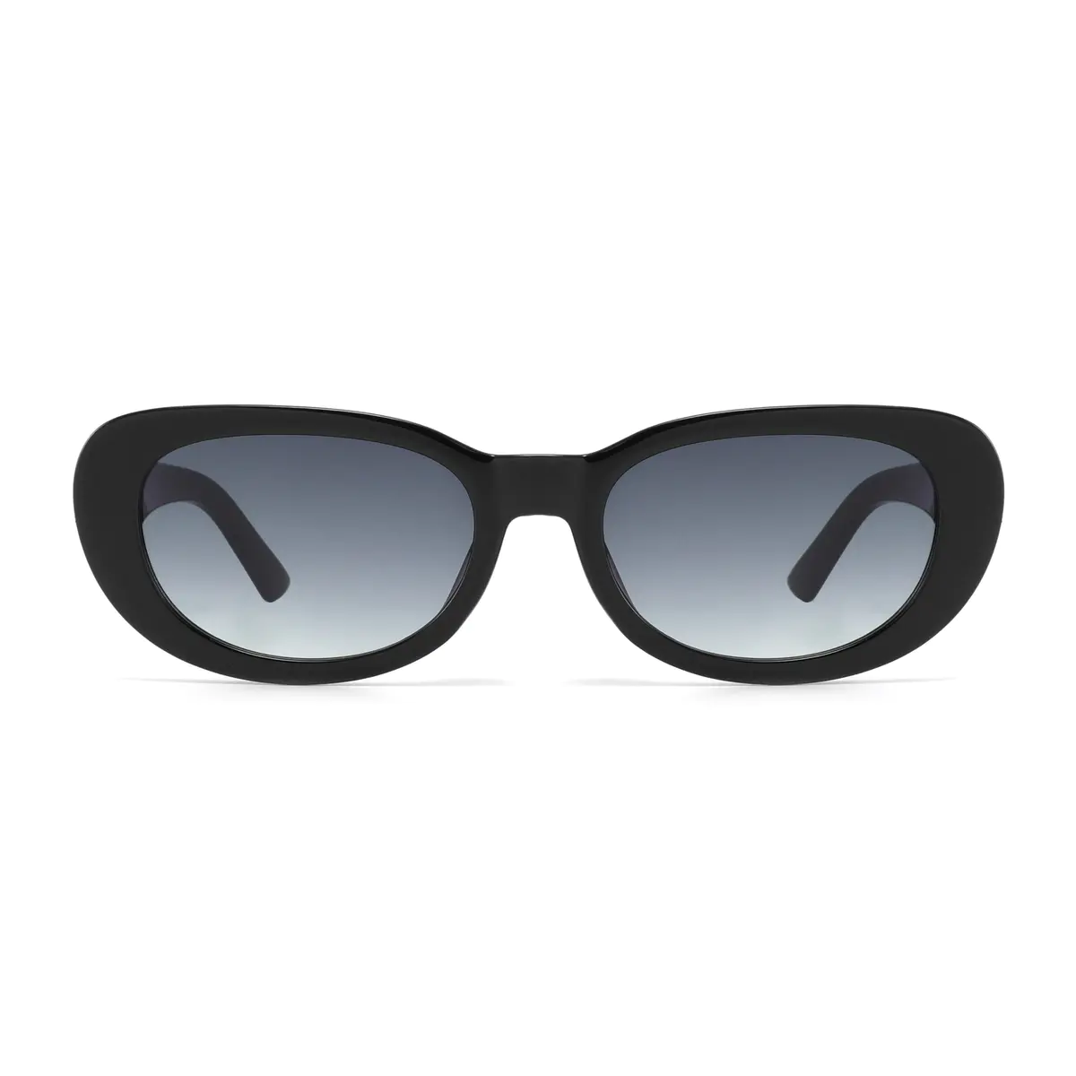 Oval Black Sunglasses