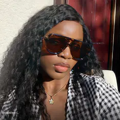 Aviator Tortoiseshell Sunglasses
