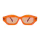 Geometric Orange Sunglasses