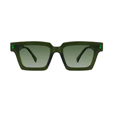 Square Green Sunglasses