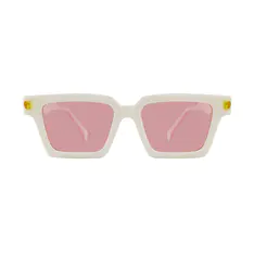 Square White Sunglasses