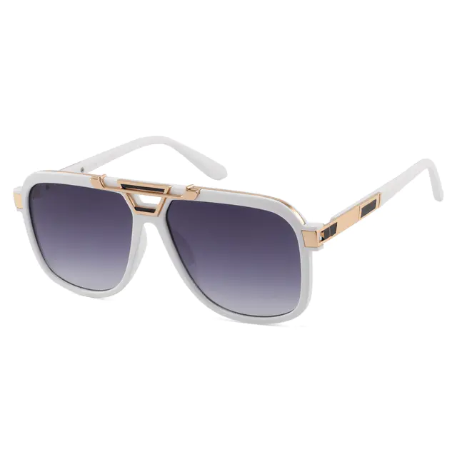 Aviator White Sunglasses