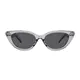 Cat-eye Transparent Gray Sunglasses