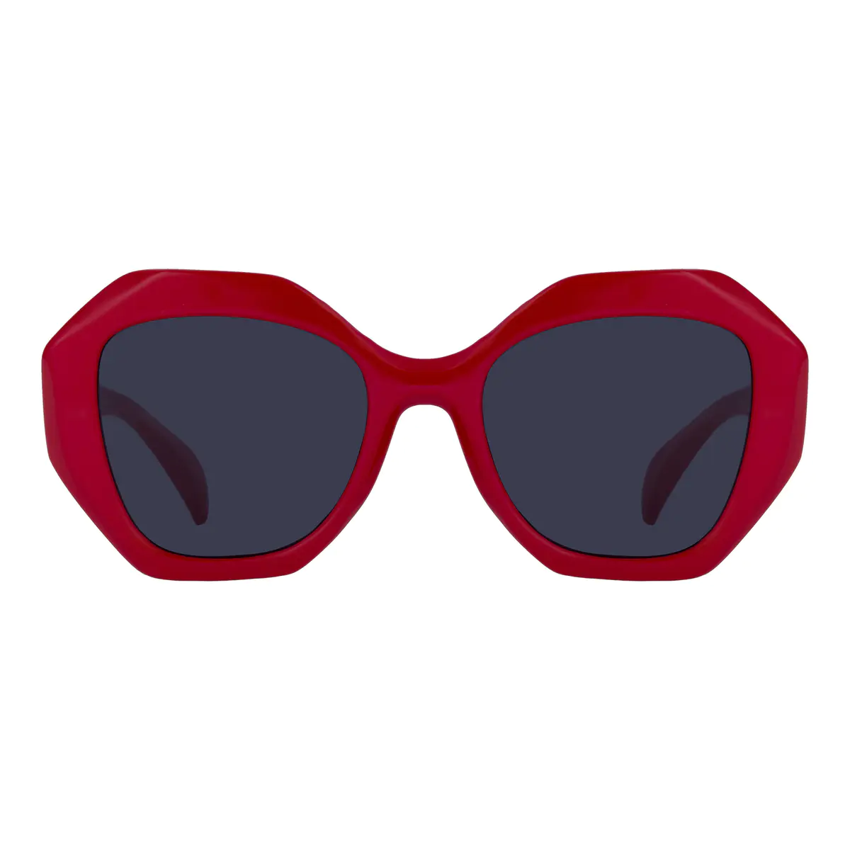 Geometric Red Sunglasses