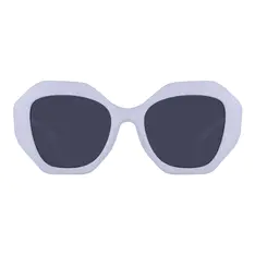 Geometric White Sunglasses