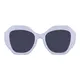 Geometric White Sunglasses