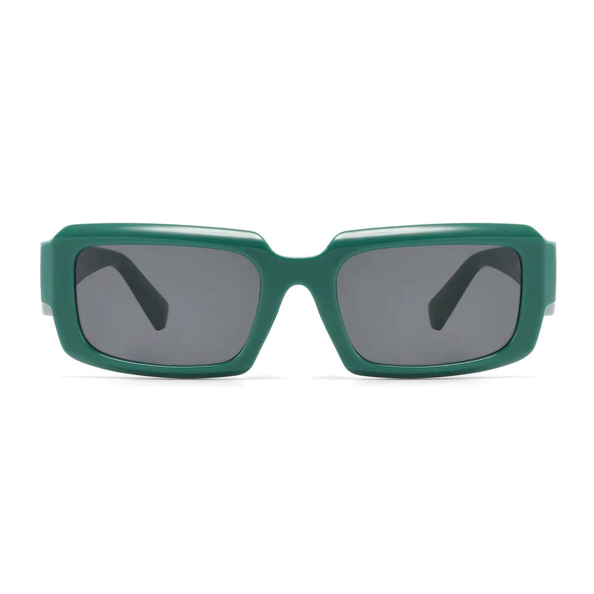 Rectangle Green Sunglasses