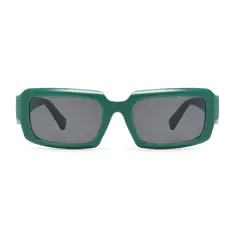 Rectangle Green Sunglasses