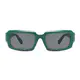 Rectangle Green Sunglasses