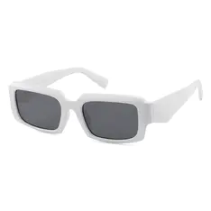 Rectangle White Sunglasses