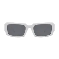 Rectangle White Sunglasses
