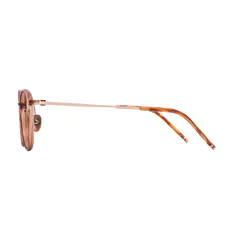 Oval Brown Eyeglasses