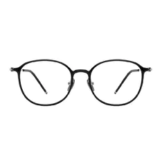 Oval Black Eyeglasses