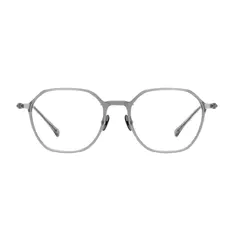 Square Grey Eyeglasses