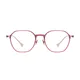 Square Pink Eyeglasses