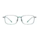 Rectangle Blue Eyeglasses