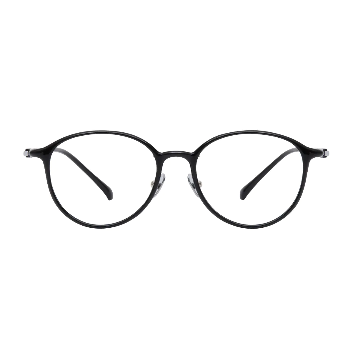 Oval Black Eyeglasses