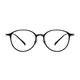 Oval Black Eyeglasses