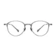 Oval Gray Eyeglasses