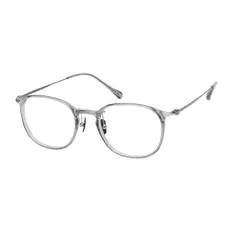 Oval Gray Eyeglasses